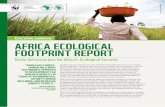 Executive summary AFRICA ECOLOGICAL FOOTPRINT REPORT · Africa ecological footprint report Executive summary TRENdS The Africa Ecological Footprint Report takes a look at the health