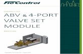 COMPACT FCU ABV 4-PORT VALVE SET MODULE · FLOCONTROL TAKES ABV & 4-PORT FCU VALVE SETS TO A NEW LEVEL OF COMPACTNESS AND FLEXIBILITY The Compact ABV & 4-Port FCU Valve Set is easy