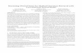Denoising Clinical Notes for Medical Literature …ir.cs.georgetown.edu/downloads/cikm17-cds-notes.pdfDenoising Clinical Notes for Medical Literature Retrieval with Convolutional Neural