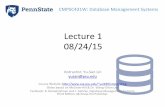 Lecture*1* 08/24/15yusanlin.com/cmpsc431w/files/slides/cmpsc431w_lec01_student_ver.pdf · – How*aDBMS*works* 3. Course*Organizaon* I Foundaons* II Applicaons* III Systems* IV* Systems*