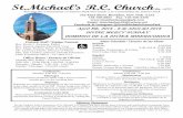 St.Michael’s R.C. Church · Sábado de cada mes a las 12:00 PM. Los arreglos deben hacerse en la Rectoría antes del Bautismo. Por favor presentar el acta de nacimiento del niño