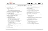MCP19116/MCP19117 Data Sheet - Microchip …ww1.microchip.com/downloads/en/DeviceDoc/20005479B.pdfMCP19116/7 DS20005479B-page 2 2015-2016 Microchip Technology Inc. Pin Diagram –