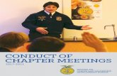 CONDUCT OF CHAPTER MEETINGS - Alaska FFA Assocaition · • Team members must be FFA members at time of qualification. There will be a preliminary, semi-final and final round of demonstrations.