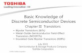 [Chapter III] Basic Knowledge of Discrete Semiconductor ......transistors (IGBTs) Power transistors (2SAxx,2SBxx,2SCxx,2SDxx, TTAxx,TTBxx,TTCxx,TTDxx) Types of Transistors Transistors