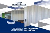 DuraSound DuraFlex · Also known as room dividers, accordion doors or concertina doors. Won-Door folding partitions have very little in common with traditional single track, pantograph