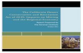 The California Desert Conservation and Recreation Act of ... · Most notable in this regard are the California Desert Conservation and Recreation (1) Act of 2015 (CDCRA), which seeks
