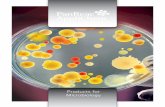 Products for Microbiology - Home - ITW Reagents · 2 Products for Microbiology Microbiological Analysis of ater Membrane filtration methods, and other alternative methods According