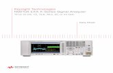 Keysight Technologies N9010A EXA X-Series Signal Analyzer · 2019-12-04 · Local measurement and display update rate 11 ms (90/s) 4 ms (250/s) Remote measurement and LAN transfer