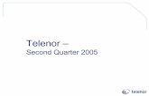 Telenor · 2012-12-18 · subscriber pick up – Telenor Pakistan ... 2 954 3 009 2 963 2 838 3 049 36 % 37 % 37 % 38 % 35 % 35 % Q1 2004 Q2 2004 Q3 2004 Q4 2004 Q1 2005 Q2 2005.