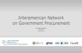Interamerican Network on Government Procurement · The Organization of American States (OAS), as technical secretariat of the INGP. The Inter-American Development Bank (IDB) and the