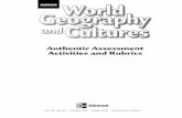 Authentic Assessment Activities and Rubricsglencoe.com/ebooks/social_studies/WGC_2012_NAT/anc/... · 2010-05-25 · Children’s Book Classroom Assessment List ... or authentic as
