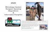 2020 - dnr.wi.gov · 2/23/2020  · Sturgeon Spearing Regulations & Information Pamphlet Jonathan Eiden proudly displays the 171.0 pound, 85.5 inch lake sturgeon that he harvested