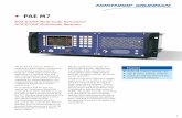 PAE M7 - Telsan Profesyonel Telsiz Haberleşme Sistemleri · PAE M7 V/UHF software defined multimode radios deliver outstanding communications performance for fixed site, naval and