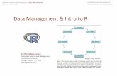 DataManagement&$Intro$to$Rpeople.tamu.edu/~alawing/materials/ESSM689/DataManagement.pdf · ESSM689$Quan,tave$Methods$in$ Ecology,$Evolu,on$and$Biogeography$ Ecosystem$Science$and$Management|$