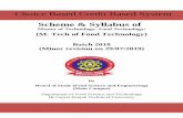 Scheme & Syllabus ofmaincampus.ptu.ac.in/wp-content/uploads/2019/08/M... · MTFT-615-18 Food Rheology and Texture PE 4 0 0 40 60 100 4 MTFT-616-18 Bio Process Engineering PE 4 0 0