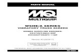 wshe/a series - Multiquip Incservice.multiquip.com/pdfs/Screeds-vibratory-truss-WSHE-A-SERIES-rev-0-parts-manual.pdfpage 4 — WSHe/a VIBRaTORY TRUSS SCReeD • paRTS manUal — ReV.