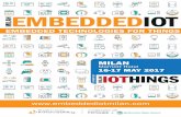 EMBEDDED TECHNOLOGIES FOR THINGS... CONFERENCE EXHIBITION MATCHMAKING NETWORKING MILAN Marriott Hotel 16-17 MAY 2017 IS PART OF EMBEDDED TECHNOLOGIES FOR THINGS Brought to you by In