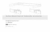 Original parts for: Surface Mount Dual 10” Subwoofer ......instalador garantizar que los altavoces se instalen de forma segura de acuerdo con dichos requisitos. Si los altavoces