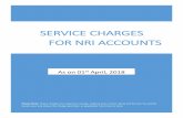 SERVICE CHARGES FOR NRI ACCOUNTSCHARGES.pdf · Please Note: These charges are subject to change, without prior notice.Good and Service Tax will be levied over and above the charge