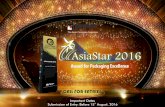 AsiaStar 2016 - Ambalajambalaj.org.tr/files/downloads/Asia16_Brochure.pdf · 2016-07-22 · AsiaStar 2016 Awards INTERNATIONAL AWARDS For Excellence in Packaging Asian Packaging Federation