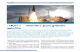 THOR 7 was launched on 26 April 2015 from the Guiana Space ... 7.pdf · Telenor’s THOR 7 satellite was launched last year in the 1° West position, mainly to serve the broadcast