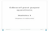 Edexcel past paper questions - KUMAR'S MATHS REVISIONkumarmaths.weebly.com/uploads/5/0/0/4/50042529/ch2_4... · 2018-08-30 · Statistics 1 Chapters 2-4 (Discrete) Page 2 Stem and