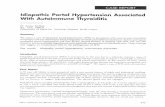 Idiopathic Portal Hypertension Associated With Autoimmune ...CASE REPORT Idiopathic Portal Hypertension Associated With Autoimmune Thyroiditis ill! M. Azian, M.Med KL. Goh, MRCP Department