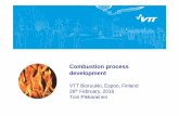 Combustion process development · 2016-07-07 · 26/02/2016 2 Our main targets in development of fluidized bed combustion Lower emissions §higher efficiency → contribution for