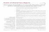 Annals of Clinical Case Reports Case Report · the American Heart Association/American Stroke Association. Stroke. 2018;49(3):e46-e110. 2. Jauch EC, Saver JL, Adams HP, Bruno A, Connors