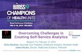 Overcoming Challenges in Creating Self-Service …...1 Overcoming Challenges in Creating Self-Service Analytics Session 114, February 13, 2019 Chris Hutchins, Associate Vice President,