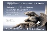 HINDEMITH Apparebit repentina dies - Potsdam · Apparebit repentina dies (1947) Paul Hindemith (1895-1963) Known today primarily as a composer, Paul Hindemith also played a number