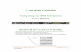 Electrical Conduction in Solids - IMSims.unipv.it/Courses/download/AIC/PresentationNO01.pdf · Analog Design for CMOS VLSI Systems Franco Maloberti Analog Design for CMOS VLSI Systems