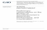 GAO-15-655T, State Department: Preliminary Observations on ... STATE DEPARTMENT Preliminary Observations