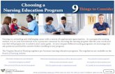 Choosing a 9 - VirginiaNursing programs with an NCLEX pass rate of 80% or above meet the Board’s requirements for the NCLEX exam. The program’s overall pass rate is one indication