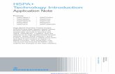 HSPA+ Technology Introduction Application Note_Technology... · High Speed Downlink Packet Access (HSDPA) and High Speed Uplink Packet Access (HSUPA) optimize UMTS for packet data