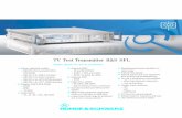 TV Test Transmitter R&S SFL · 2019-01-04 · TV Test Transmitter R&S SFL 3 Key features Wide frequency range 5 MHz to 1.1 GHz or 3.3 GHz Large level range –140 dBm to 0 dBm Wear-free