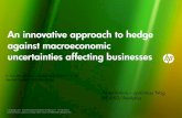 An innovative approach to hedge against macroeconomic ......Proof of Concept: India operations macro-economic tool •Develop a dynamic macroeconomic forecasting tool for India operations