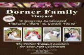 Dorner Familydornerfamilyvineyard.com/wp-content/uploads/dorner...sioned, including your own special touches. After all your hard work we want you to enjoy your day with family and