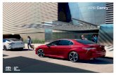 2018 Camry eBrochure - cdn.dealereprocess.net · The all-new 2018 Toyota Camry is a joyride for the senses. The redesigned exterior is enhanced by a sleek, flowing shape. It’s an