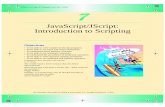 JavaScript/JScript: Introduction to Scriptingcelio/inf533-06/deitel... · 2006-05-19 · is part of a script. The type attribute specifies the type of file as well as the scripting