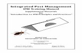Integrated Pest Management - Univar · 2002-01-09 · 1 Integrated Pest Management IPM Training Manual Supplemental Materials for “Introduction to IPM Principles and Practices”