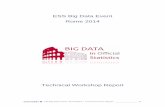 ESS Big Data Event Rome 2014 - European Commission Data... · ESS Big Data Event Rome2014 – Technical Event Report _____ 7 1. Introduction This report1 summarizes the presentations
