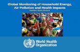 Global Monitoring of Household Energy, Air Pollution and ... · Global Monitoring of HHE, air pollution and health | 21 June 2016. Deaths due to “polluting” fuel use for cooking,