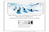 THE IMPACT OF WORKING CAPITAL ON THE PROFITABILITY ... · Electronic copy available at: 2125228 THE IMPACT OF WORKING CAPITAL ON THE PROFITABILITY: EVIDENCE FROM THE INDIAN FIRMS
