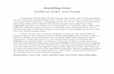 Audition Sides and Songs - Neshaminy School District goes...Anything Goes Audition Sides and Songs Contained within this packet are the line reads and vocal selections for the auditions