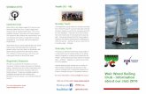 Children 8 15 Youth (12 18) Sunday Youthwwsc.org.uk/web/wp-content/uploads/2016/04/WWSC-Information-2016.pdf · members’ children to learn the basics of Optimist sailing. Sessions