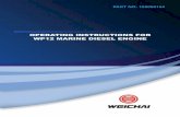 OPERATING INSTRUCTIONS FOR WP12 MARINE DIESEL ENGINEdinatek.ec/wp-content/uploads/pdf/manual/MMW1-Manual-de... · 2017-07-25 · marine diesel engine. Content of this manual is intended