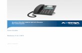 Aastra Model 6865i IP Phone - IT služby Masarykovy univerzity · The Aastra 6865i offers exceptional flexibility in a true enterprise grade SIP desktop phone that can support up
