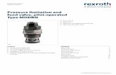 Pressure limitation and feed valve, pilot-operated Type MHDBN - Bosch … · 2019-08-09 · Bosch Rexroth AG, RE 64602/2019-08-05 4 MHDBN | Pressure limitation and feed valve Functional