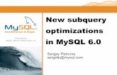 New subquery optimizations MySQL AB® & O’Reilly Media, Inc ...s.petrunia.net/scratch/NewSubqueryOptimizationsIn6_0_UC2008.pdf · 1. Optimize the subquery SELECT 2. Execute it and